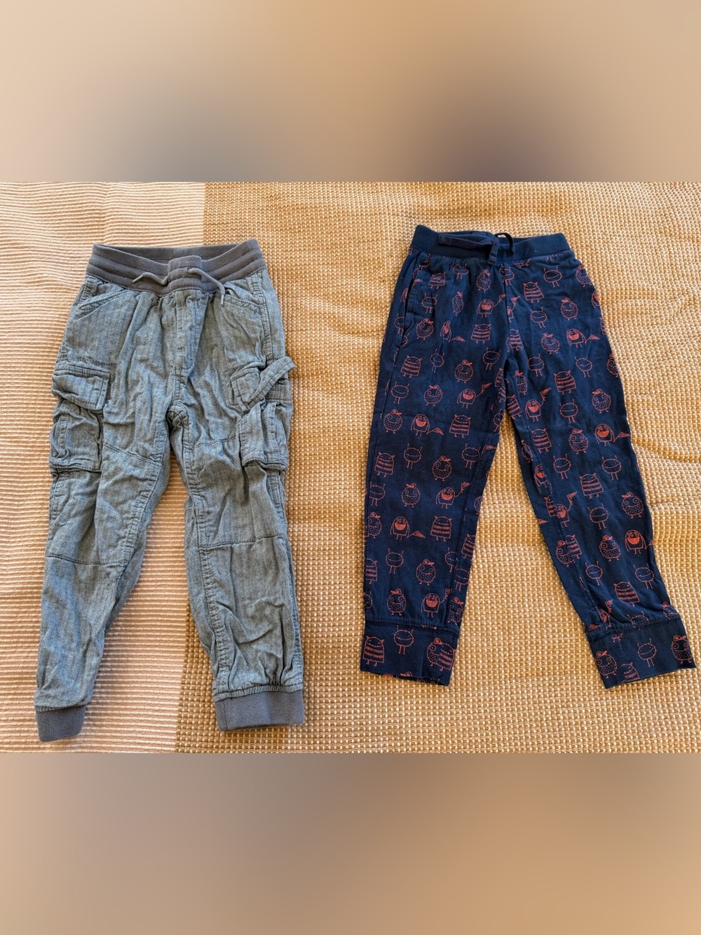 GAP Kids Sweatpants - Gray & Navy Monster Print